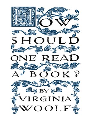 cover image of How Should One Read a Book?